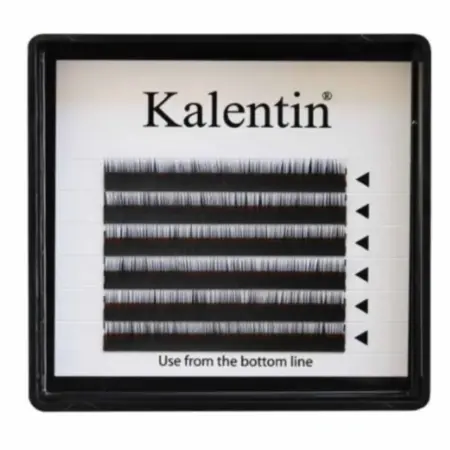 Kalentin Extensión de Cejas Curl I Black 6mm